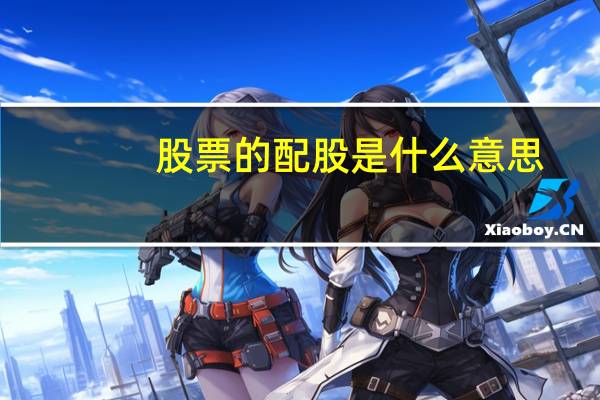 股票的配股是什么意思
