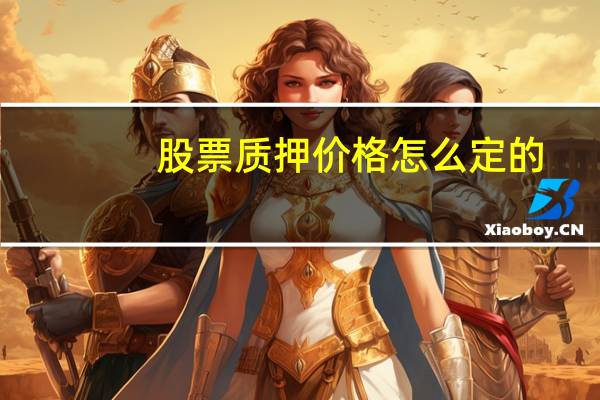股票质押价格怎么定的