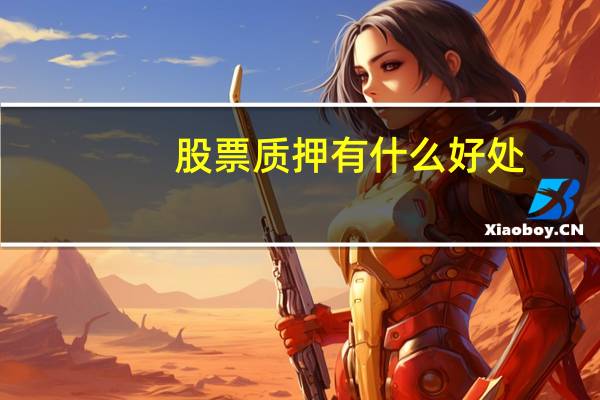 股票质押有什么好处