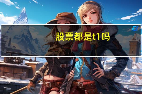 股票都是t1吗