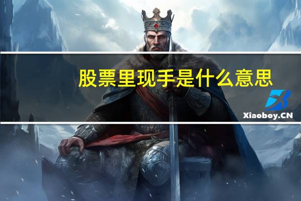 股票里现手是什么意思
