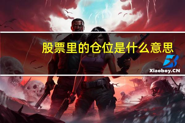 股票里的仓位是什么意思