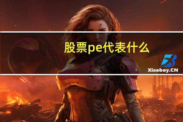 股票pe代表什么