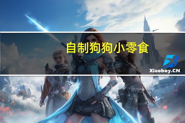 自制狗狗小零食
