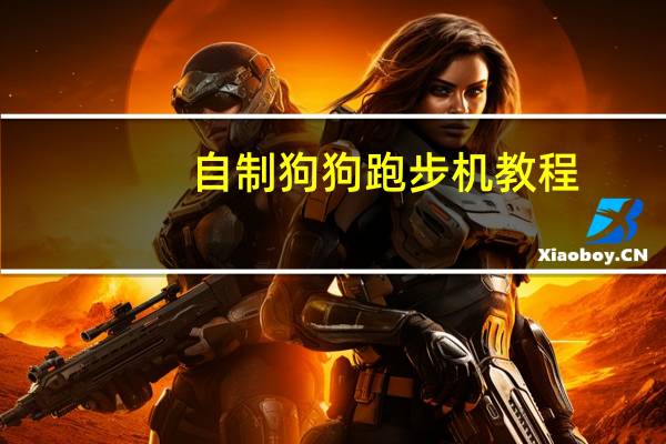 自制狗狗跑步机教程