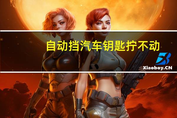 自动挡汽车钥匙拧不动