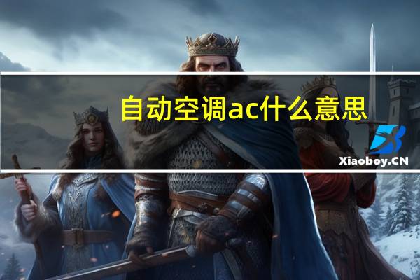 自动空调ac什么意思