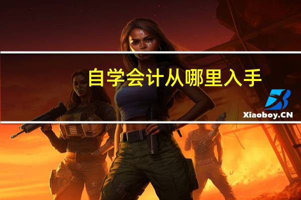 自学会计从哪里入手