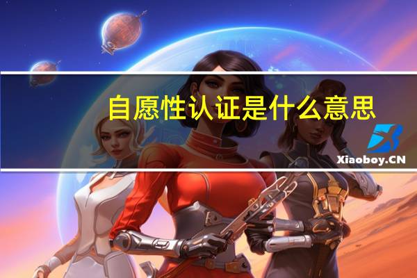 自愿性认证是什么意思