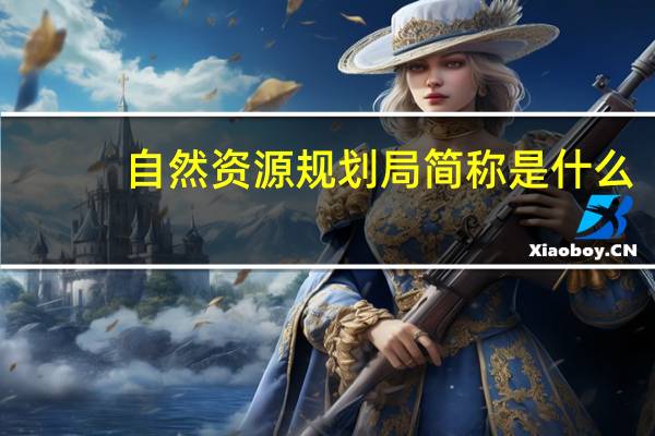 自然资源规划局简称是什么