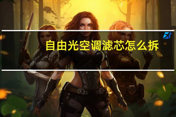 自由光空调滤芯怎么拆