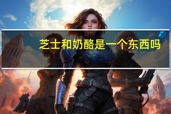 芝士和奶酪是一个东西吗