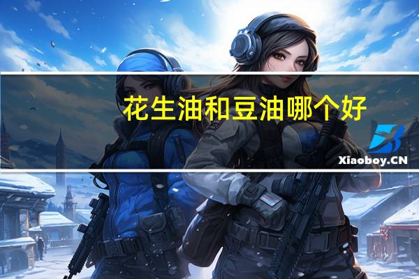 花生油和豆油哪个好