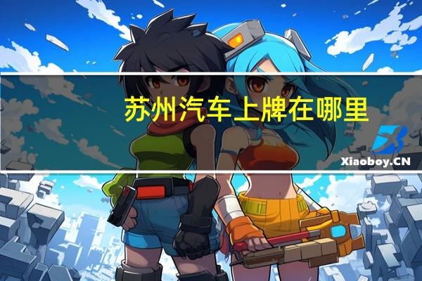 苏州汽车上牌在哪里