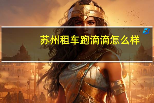 苏州租车跑滴滴怎么样