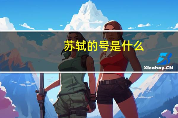 苏轼的号是什么