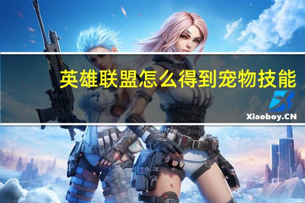 英雄联盟怎么得到宠物技能