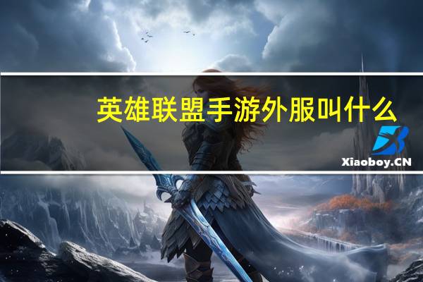 英雄联盟手游外服叫什么