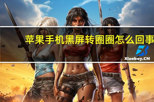 苹果手机黑屏转圈圈怎么回事