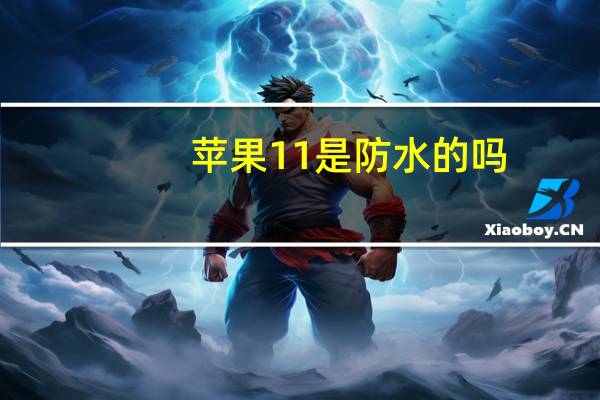 苹果11是防水的吗