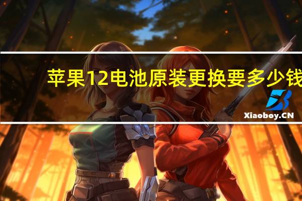 苹果12电池原装更换要多少钱