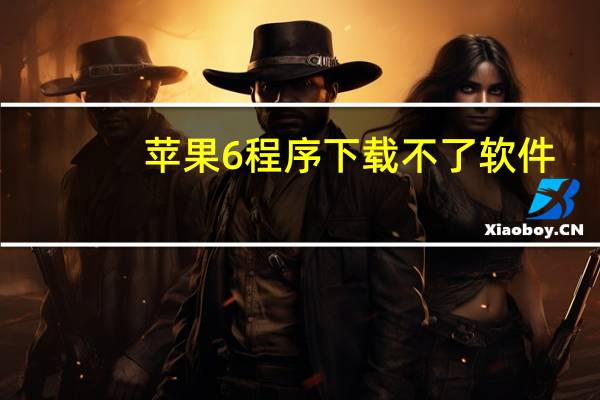 苹果6程序下载不了软件