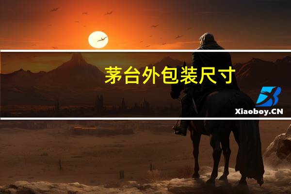 茅台外包装尺寸
