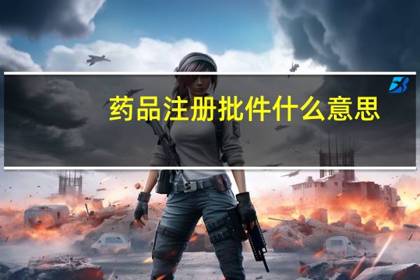 药品注册批件什么意思