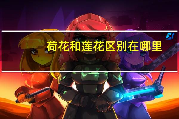 荷花和莲花区别在哪里