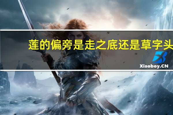 莲的偏旁是走之底还是草字头