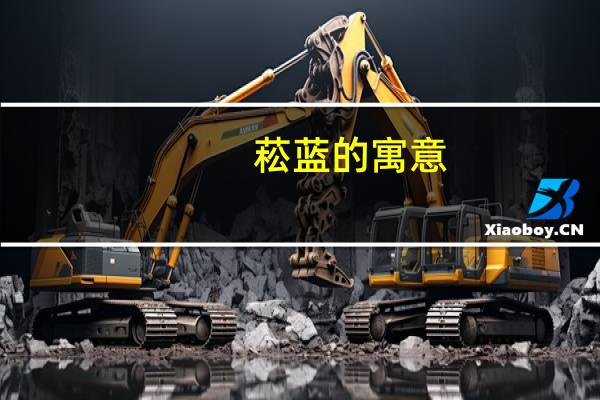 菘蓝的寓意