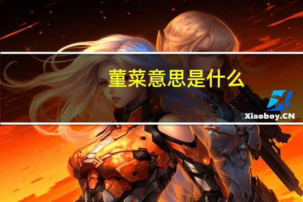 菫菜意思是什么