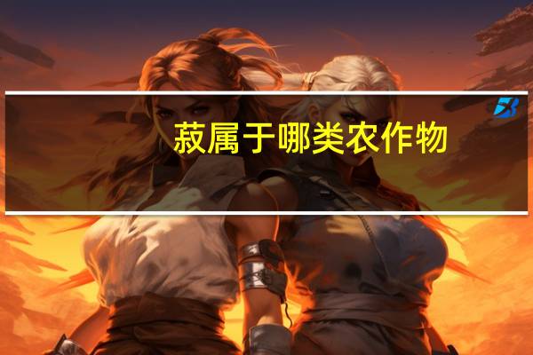 菽属于哪类农作物