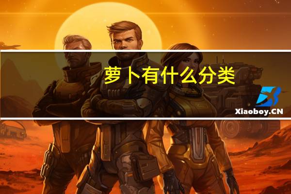 萝卜有什么分类