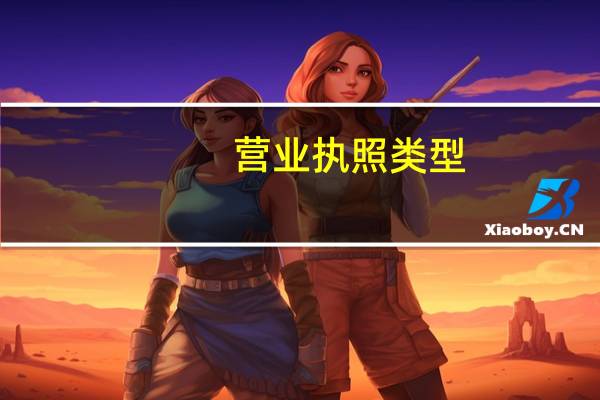 营业执照类型