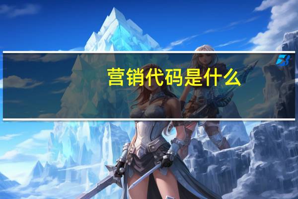 营销代码是什么