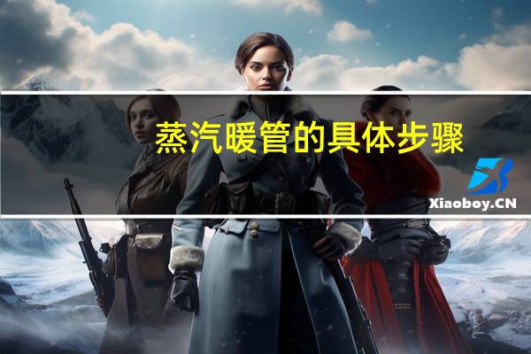 蒸汽暖管的具体步骤