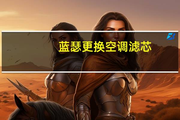 蓝瑟更换空调滤芯