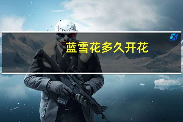 蓝雪花多久开花
