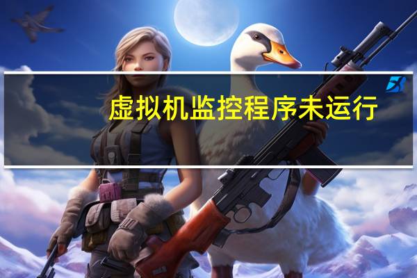 虚拟机监控程序未运行