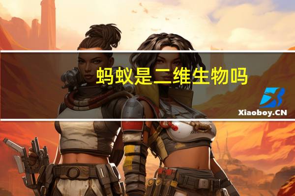 蚂蚁是二维生物吗