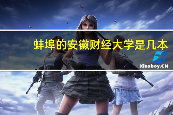 蚌埠的安徽财经大学是几本