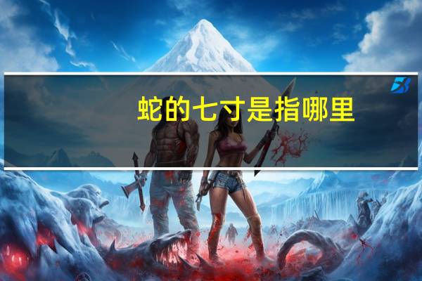 蛇的七寸是指哪里