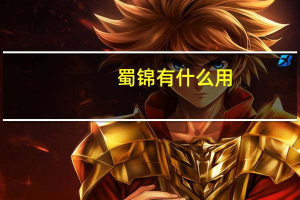 蜀锦有什么用