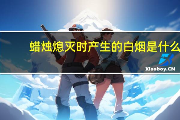 蜡烛熄灭时产生的白烟是什么
