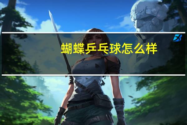 蝴蝶乒乓球怎么样
