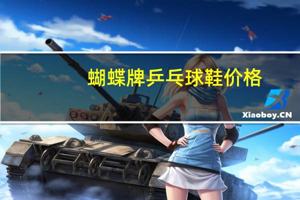 蝴蝶牌乒乓球鞋价格