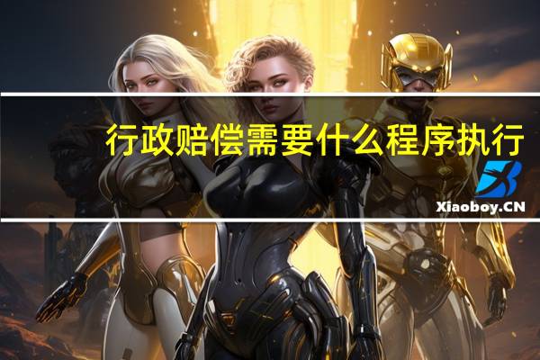 行政赔偿需要什么程序执行