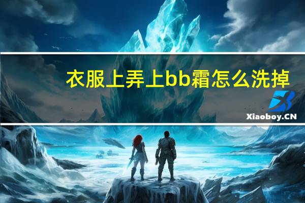 衣服上弄上bb霜怎么洗掉