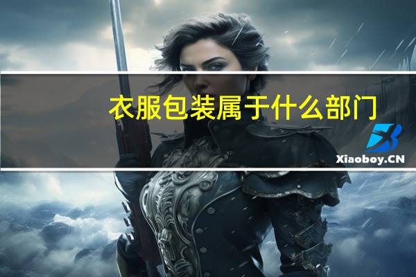 衣服包装属于什么部门